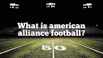 What is american alliance football?