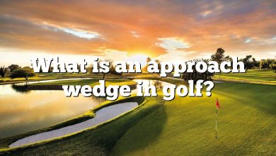 What is an approach wedge in golf?