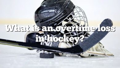 What is an overtime loss in hockey?