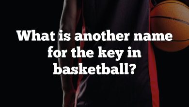 What is another name for the key in basketball?