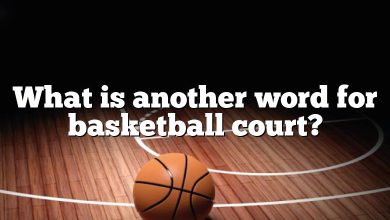What is another word for basketball court?