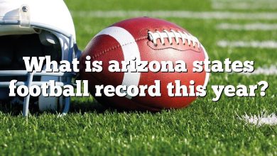 What is arizona states football record this year?