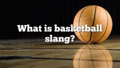 What is basketball slang?