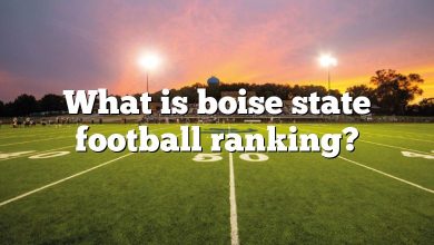 What is boise state football ranking?