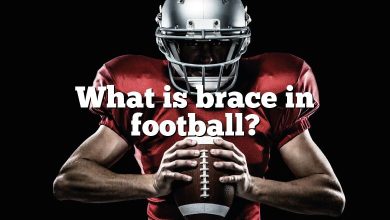 What is brace in football?