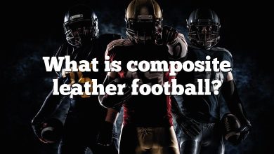 What is composite leather football?