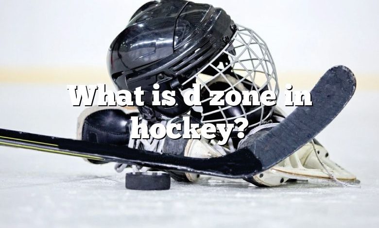 What is d zone in hockey?