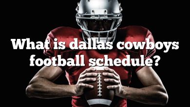 What is dallas cowboys football schedule?