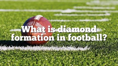What is diamond formation in football?