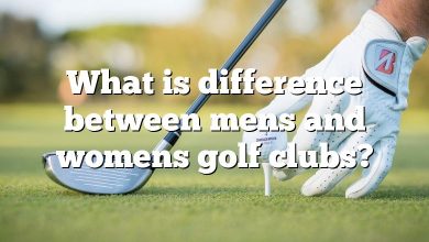 What is difference between mens and womens golf clubs?