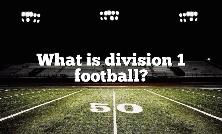 What is division 1 football?