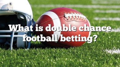 What is double chance football betting?