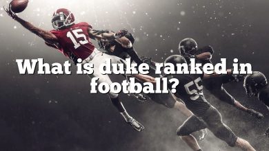 What is duke ranked in football?