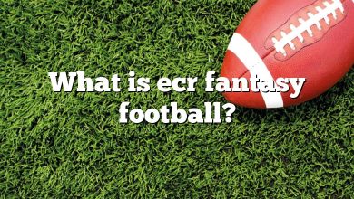 What is ecr fantasy football?