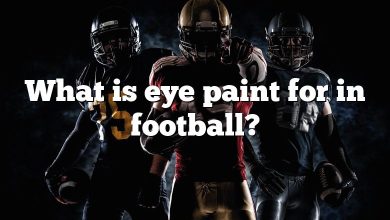 What is eye paint for in football?