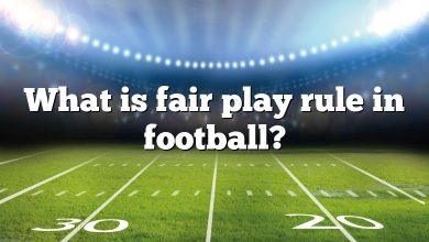 What is fair play rule in football?