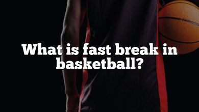 What is fast break in basketball?