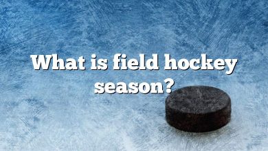 What is field hockey season?