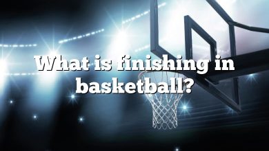 What is finishing in basketball?