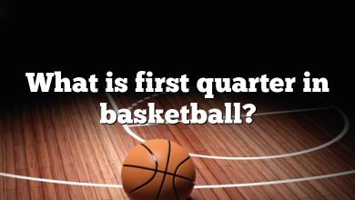 What is first quarter in basketball?