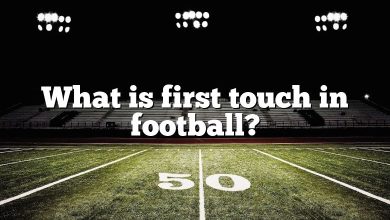 What is first touch in football?