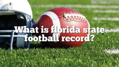 What is florida state football record?