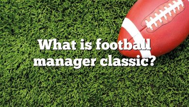 What is football manager classic?