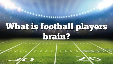 What is football players brain?