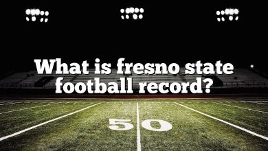 What is fresno state football record?