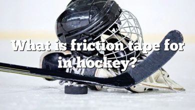 What is friction tape for in hockey?