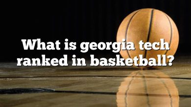 What is georgia tech ranked in basketball?