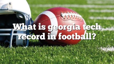 What is georgia tech record in football?