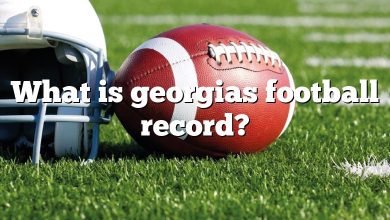 What is georgias football record?