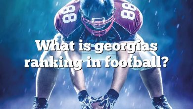 What is georgias ranking in football?
