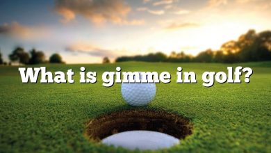 What is gimme in golf?