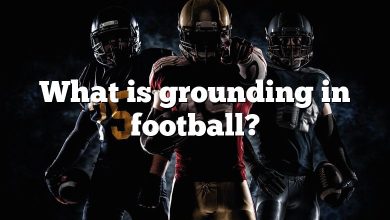 What is grounding in football?