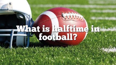 What is halftime in football?