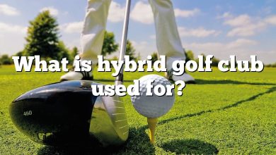 What is hybrid golf club used for?