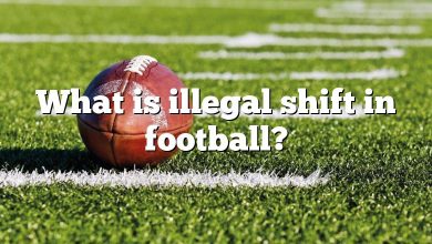 What is illegal shift in football?
