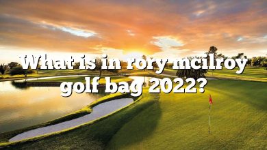 What is in rory mcilroy golf bag 2022?