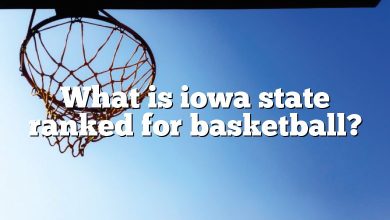 What is iowa state ranked for basketball?