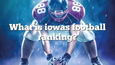 What is iowas football ranking?