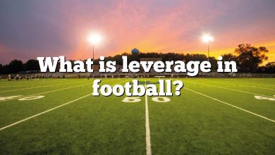 What is leverage in football?