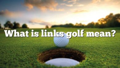 What is links golf mean?