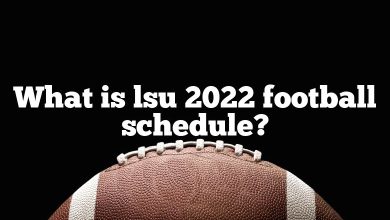 What is lsu 2022 football schedule?