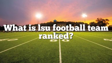 What is lsu football team ranked?