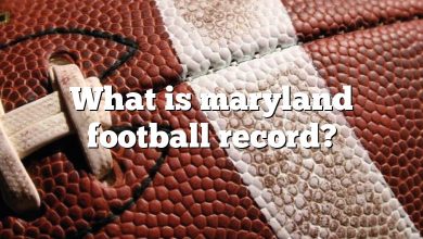 What is maryland football record?
