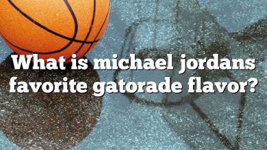 What is michael jordans favorite gatorade flavor?