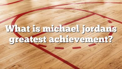 What is michael jordans greatest achievement?