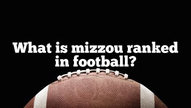 What is mizzou ranked in football?
